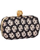 Alexander McQueen Classic Skull Box Clutch - Lyst