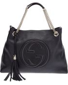 Gucci Raised Logo Tote - Lyst