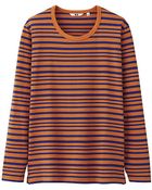 Uniqlo Men Striped Crew Neck Long Sleeve Tshirt - Lyst