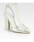 Alexander Wang Agata Leather Tstrap Sandals - Lyst