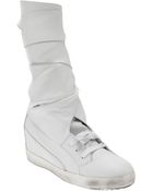 Cinzia Araia Hi Top Leather Shoes - Lyst