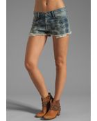 Current/Elliott The Boyfriend Short - Lyst
