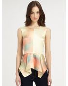 Elizabeth And James Yumi Silk Top - Lyst