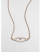 Jennifer Zeuner Eye Pendant Necklace - Lyst