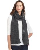 Philosophy di Alberta Ferretti Ruffle Trim Scarf - Lyst