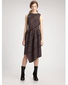 Proenza Schouler Bouclé Tweed Dress - Lyst