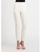 By Malene Birger Stretchcotton Pants - Lyst