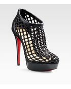 Christian Louboutin Coussin Caged Ankle Boots - Lyst