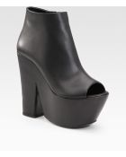 Giuseppe Zanotti Platform Peep Toe Ankle Boots - Lyst