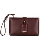 Jil Sander Leather Box Clutch - Lyst