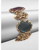 Oscar de la Renta Ruffle Link Bracelet - Lyst