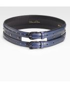 Oscar de la Renta Doublestrap Belt - Lyst