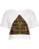 Topshop Tribal Triangle Tee - Lyst