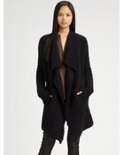 Vince Fringe Cardigan - Lyst