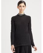 Donna Karan New York Cashmere Top - Lyst