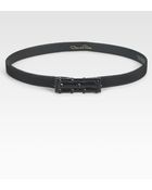 Oscar de la Renta Geometric Buckle Belt - Lyst