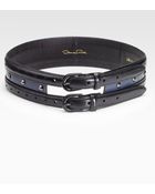 Oscar de la Renta Doublestrap Belt - Lyst