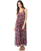 Zimmermann Pleated Cover Up Maxi Dress - Lyst