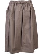 Bottega Veneta Vault High Waisted Skirt - Lyst