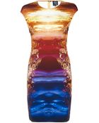 McQ by Alexander McQueen Mineral Print Dress - Lyst