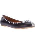 Marc By Marc Jacobs Studded Mouse Ballerina Flat - Lyst