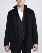 Hugo Boss Short Coat - Lyst