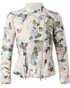 3.1 Phillip Lim Corded Silk Biker Jacket - Lyst