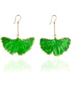 Aurelie Bidermann Ginkgo Earrings - Lyst