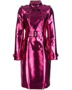 Burberry Prorsum Metallic Trench - Lyst