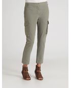 Theory Jenai Cropped Cargo Pants - Lyst
