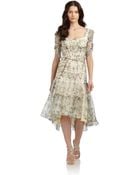 Zac Posen Buttercup Silk Print Dress - Lyst