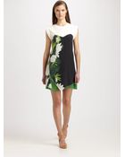 3.1 Phillip Lim Trompe Loeil Silk Printed Dress - Lyst
