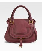Chloé Medium Marcie Leather Satchel - Lyst
