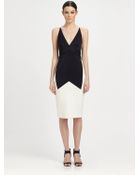 Narciso Rodriguez Colorblock Dress - Lyst
