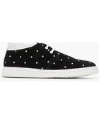 Stussy Deluxe Black Nubuck Polka Dot Sneakers - Lyst