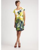 Weekend By Maxmara Watercolor Floralprint Shift Dress - Lyst