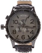 Nixon The 5130 Chrono Leather Watch - Lyst