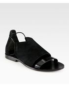 Alexander Wang Imogen Suede Leather Sandals - Lyst