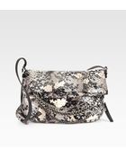 Jimmy Choo Python Shoulder Bag - Lyst