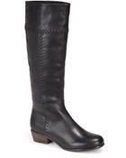 Joie Journey Whipstitched Leather Boots - Lyst
