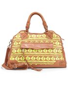 Rebecca Minkoff Desire Woven Leather Tote - Lyst