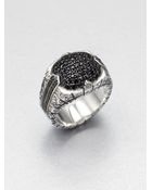 Stephen Webster Sterling Silver Sapphire Ring - Lyst