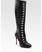 Christian Louboutin Ronfifi Corset Boots - Lyst