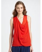 Diane von Furstenberg Kaplua Cowlneck Top - Lyst