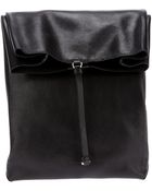 Jil Sander Foldover Clutch - Lyst