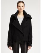 Maison Margiela Wool Funnel Neck Jacket - Lyst