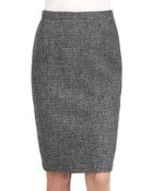 Max Mara Tweed Skirt - Lyst