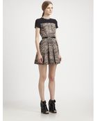 Proenza Schouler Belted Tweed Dress - Lyst