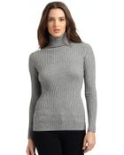 Autumn Cashmere Cashmere Ribbed Turtleneck Sweater - Lyst