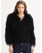 MICHAEL Michael Kors Mongolian Lamb Fur Coat - Lyst
